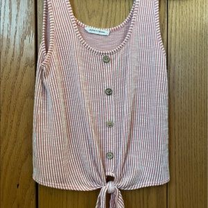Striped Crop Tank